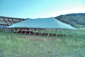 40x80 Festival Tent White Golden, CO